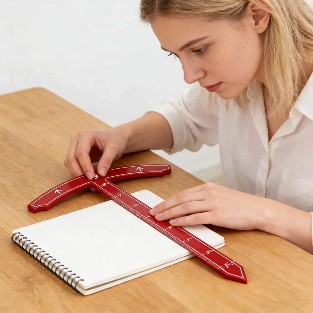 

Perimeter Measurement Stick Acrylic Depth Measuring Tool T Shape Measuring Ruler for Tabletop Wargames Accurate Gaming Measureme