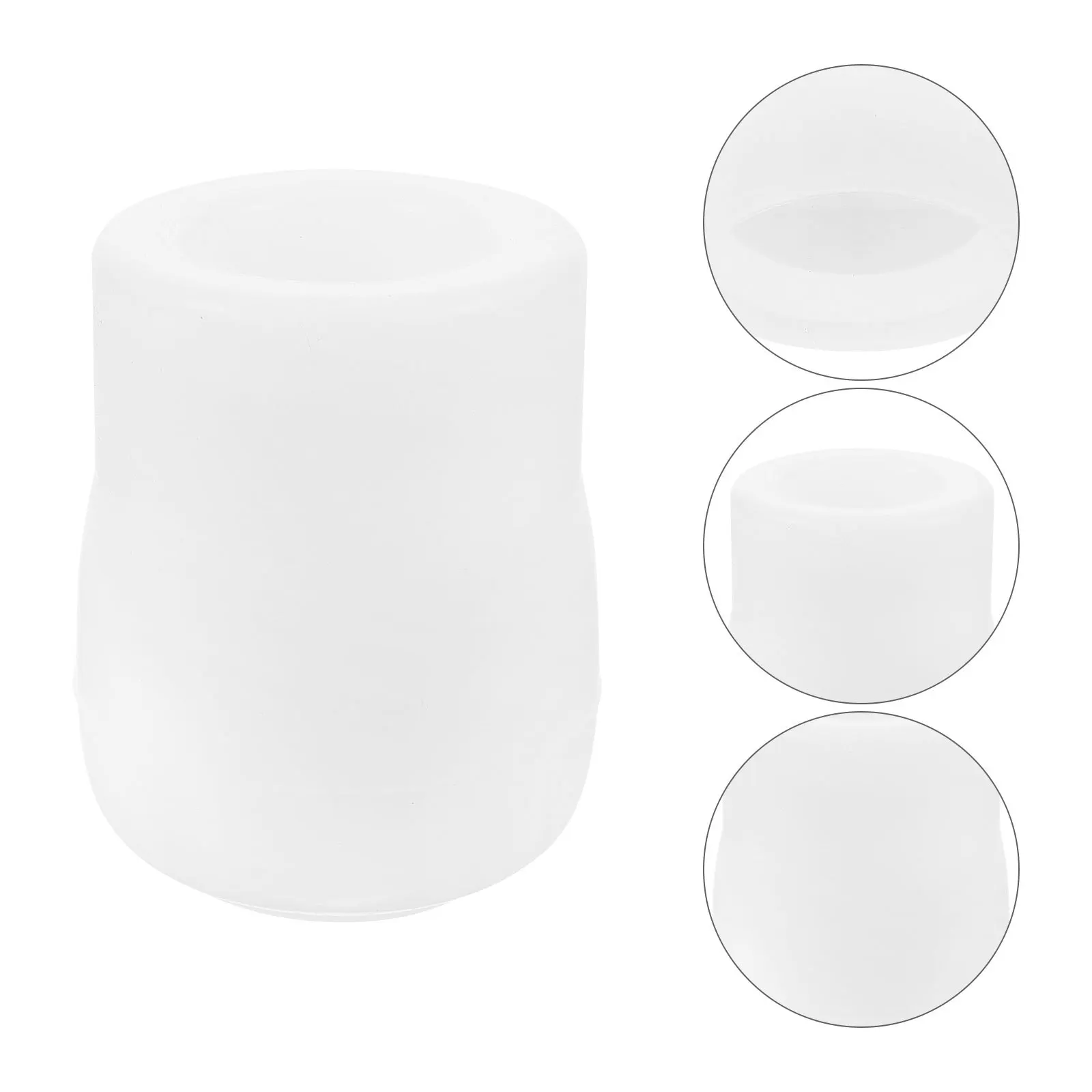 Molde de tarro de silicona, Molde de resina de cristal para manualidades epoxi Diy, juego de moldes para ollas duraderos antiadherentes, decoración para el hogar y la Oficina, artesanía de regalo