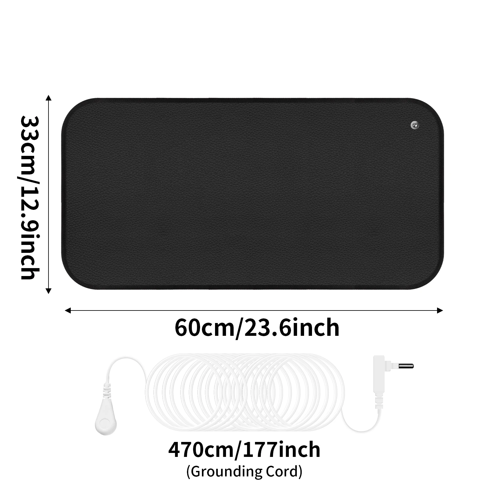 5 Sizes Large Earthing Mat Grounding Pad for Pain Relief Better Sleep Reduced Anxiety Body Massager Earth Connected Wellness image 3