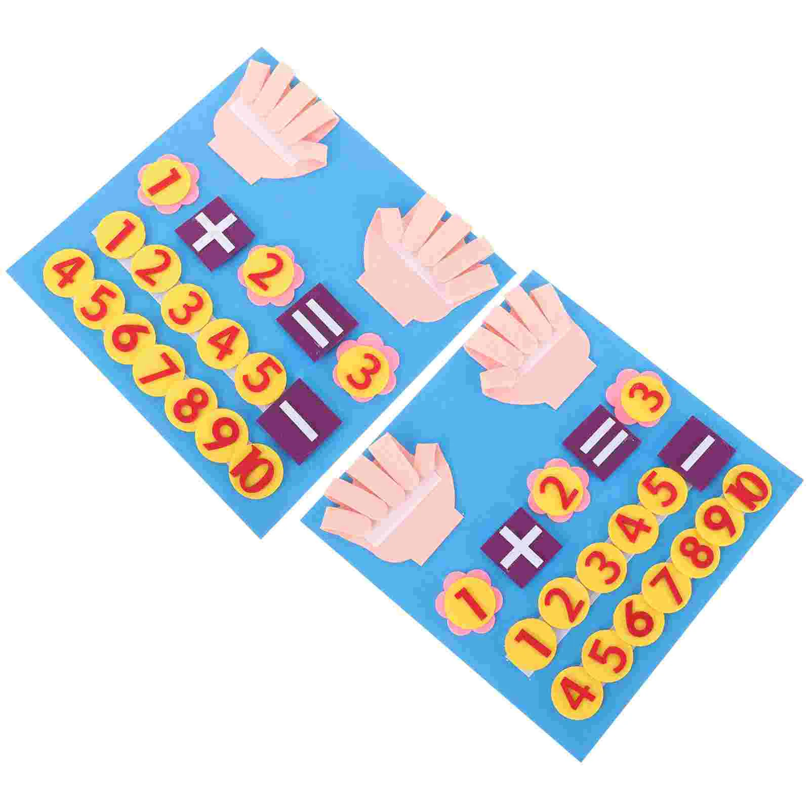 

Felt Finger Toys Kids Educational Supplies Number Cognitive Math Addition Board Children’s Childrens