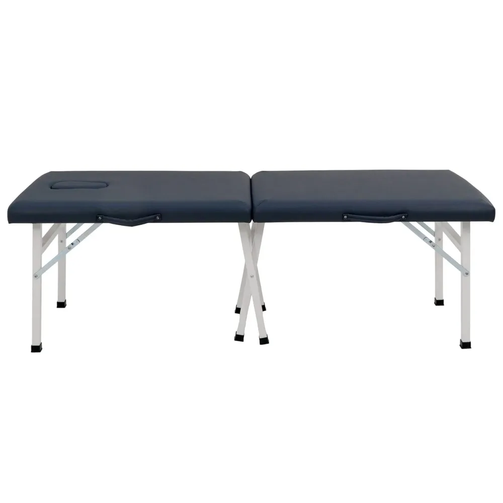 Master Massage 24 "Harmon lettino da massaggio portatile economico, Royal Blue