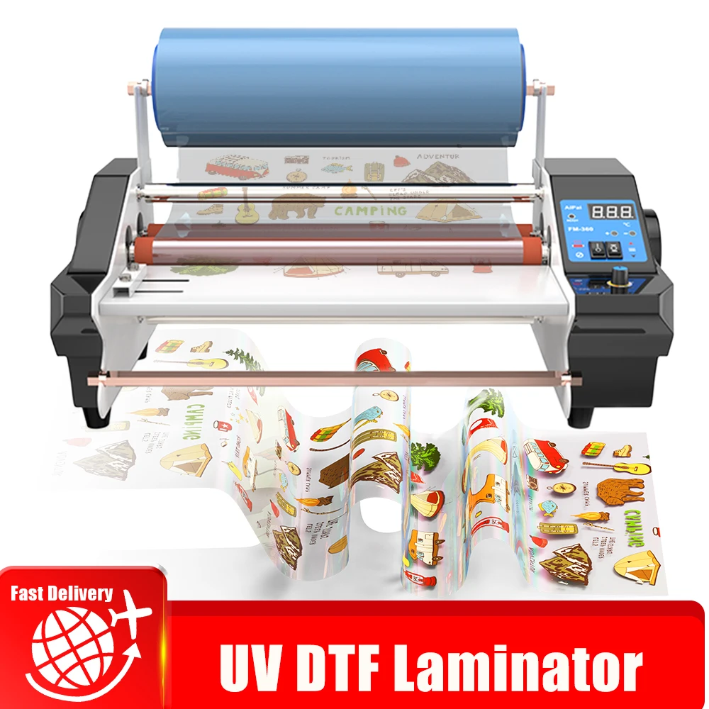 A3 Laminating Machine For UV DTF Printer Laminator UV DTF Laminating Machine For Curve Surface Phone Case Cup Metal Glass