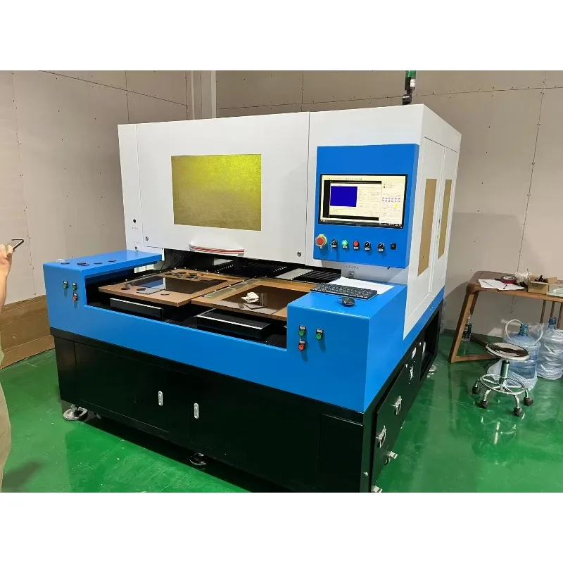 High Speed 5mm  8mm  Co2 Laser Splitting Pico Second Laser Glass Cutting Machine 800mm*700mm