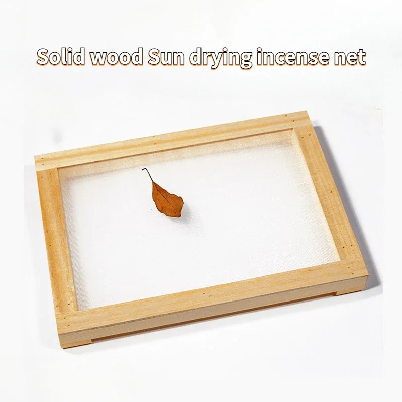 Multifunctional Solid Wood Sun Drying Incense Net Home Indoor Making Incense Supplies DIY Handmade Joss Stick Drying Holder