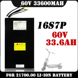 33.6Ah 60V Battery  21700 Lithium Ion Battery 33600mah 1800W