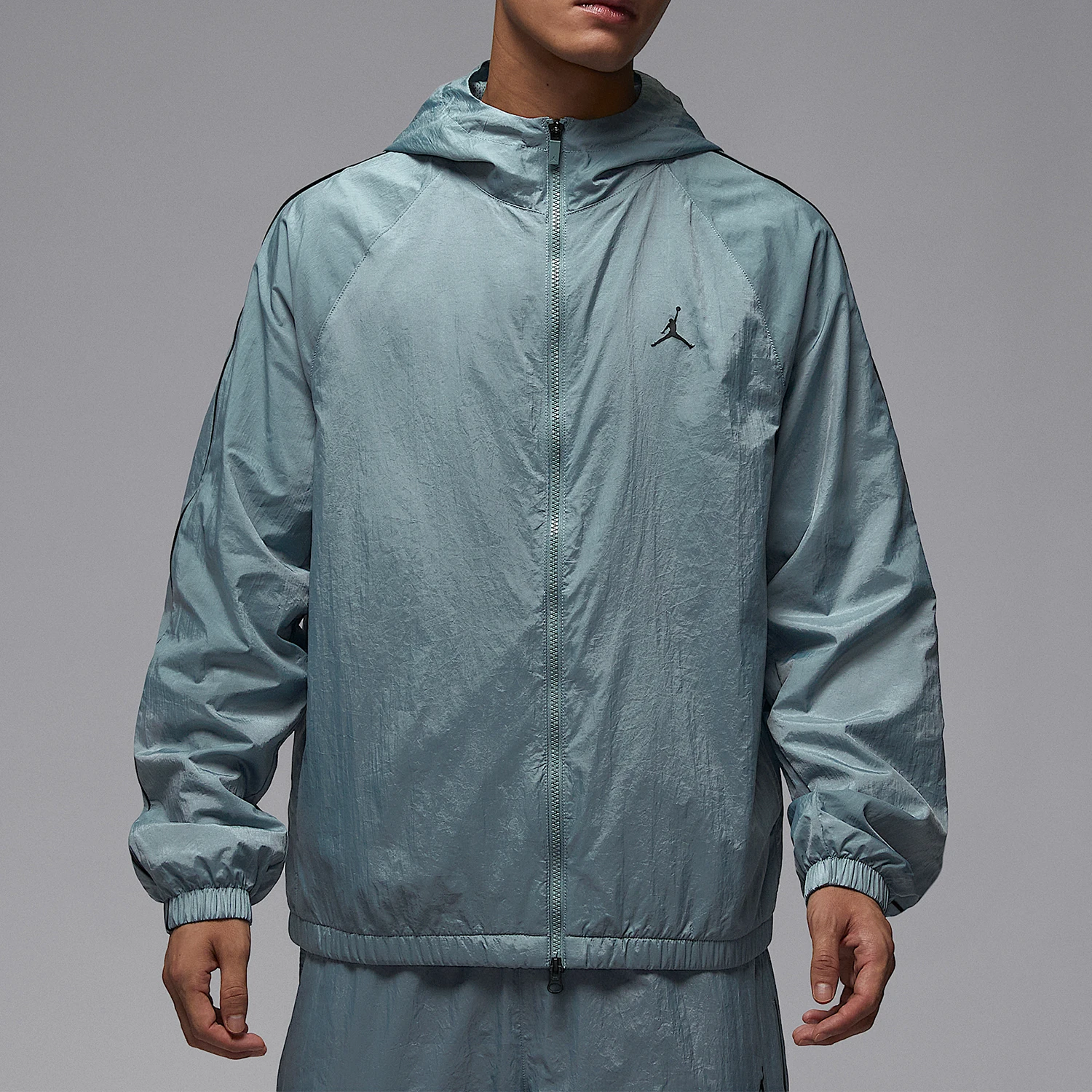 

Nike genuine JORDAN Mens Twill Sports Lightweight Hooded Jacket IB2242-041