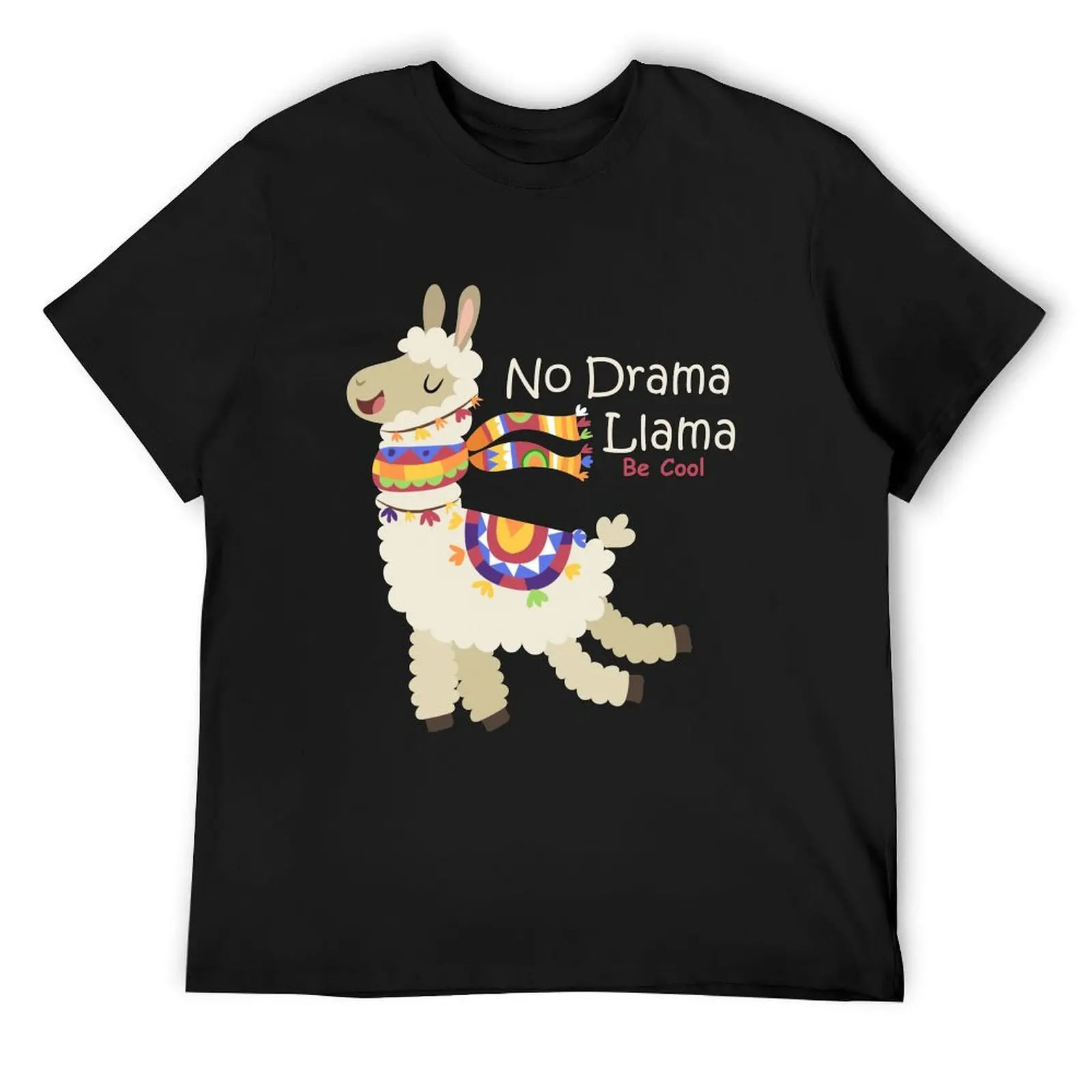 Футболка No Drama Llama, роскошная футболка больших размеров, рубашки с прикреплением, футболки-тяжеловесы для мужчин Футболка No Drama Llama, роскошная футболка больших размеров, рубашки с прикреплением, футболки-тяжеловесы для мужчин
