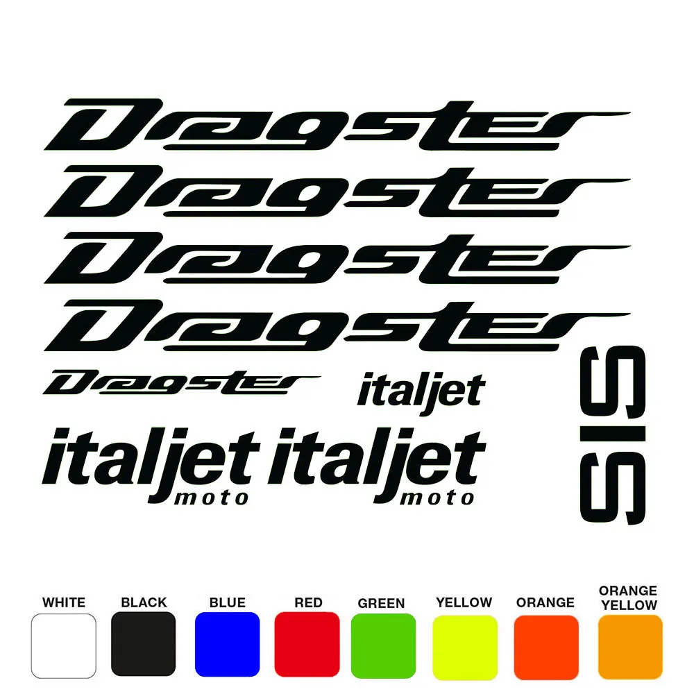 For Italjet Dragster 50 70 125 172 180 Decals / Stickers - ALL colours available