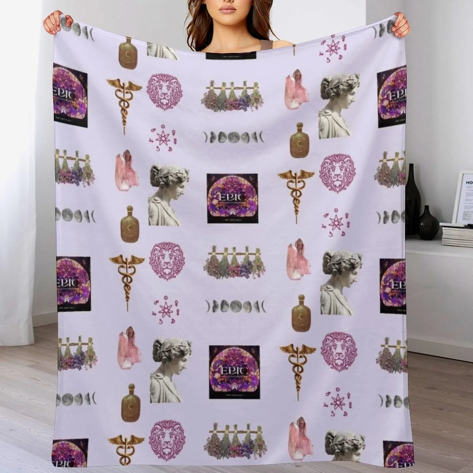 

Epic the musical The Circe Saga Throw Blanket Warm Throw Blanket Gift for Anniversary