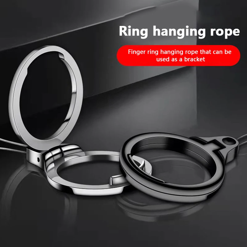 

Finger Ring Strap Kickstand Short Lanyard Phone Holder Cell Phone/USB/MP3/Key/Car Key Charm Hand Grip Lanyard Holder