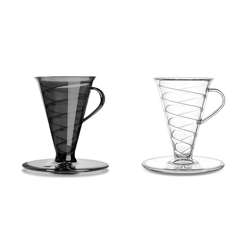 

Conical 30 Single Coffee Dripper,1-2Cups Hand Brew Coffee Filter Cup V30 Funnel Drip Filter Cup Coffeeware Tools