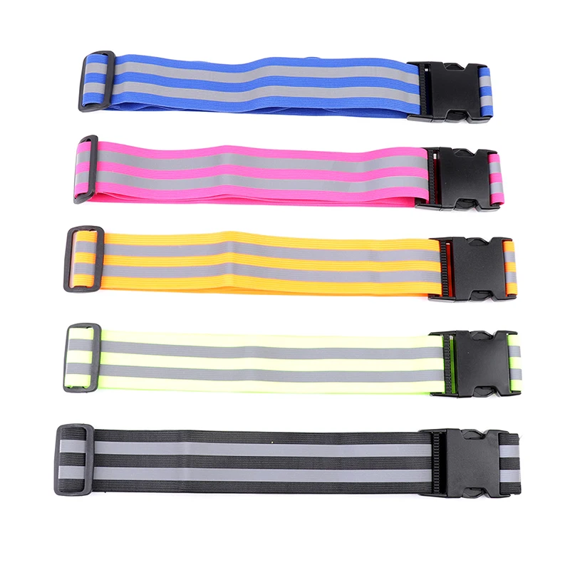 

Reflective Elastic Band Waist Protection Reflective Night Running Safety Belt barrera de tráfico señalizacion seguridad