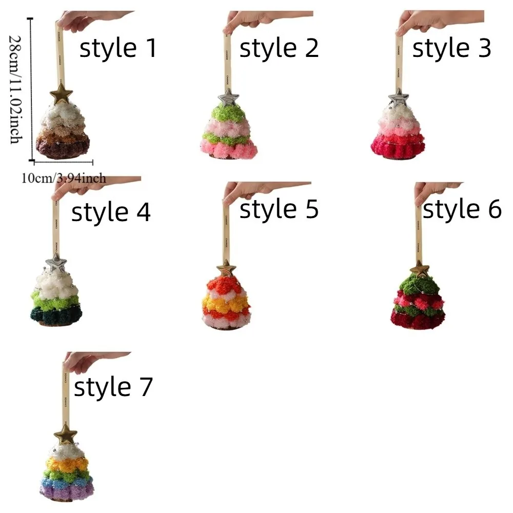 Unique Hanging Christmas Tree Pendants Cartoon Exquisite Xmas Ornament Cute Festive Pendants Car Decoration