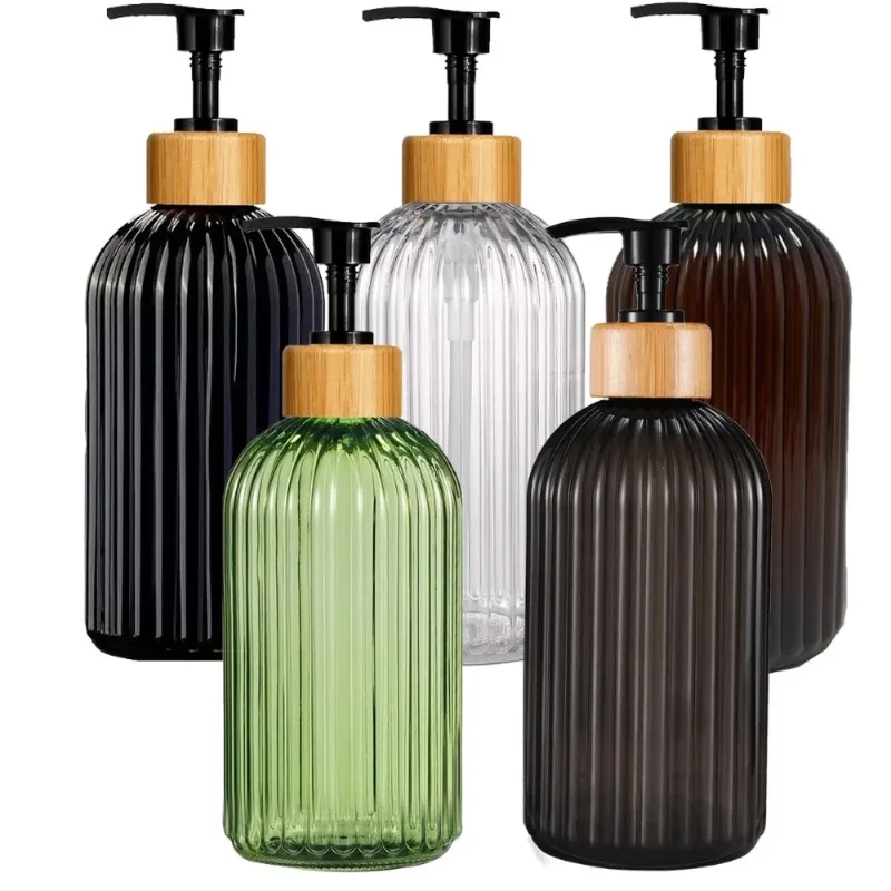 Dispensadores de jabón de 500ml, botellas de jabón recargables para platos de manos, Ideales para decoración de fregadero de cocina, botella de jabón embotellado, 1 ud.