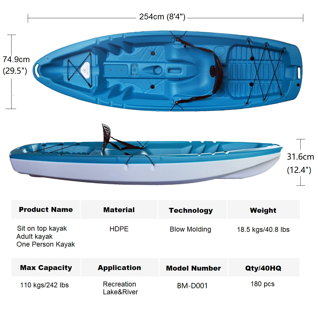 Sit-On-Top Fishing Kayak 4