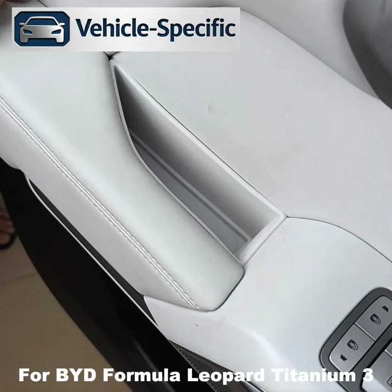 

Для BYD Formula Leopard Titanium 3 2025: Силиконовый органайзер-накладка для внутренней ручки двери автомобиля / ящик для хранения в дверной панели, аксессуары