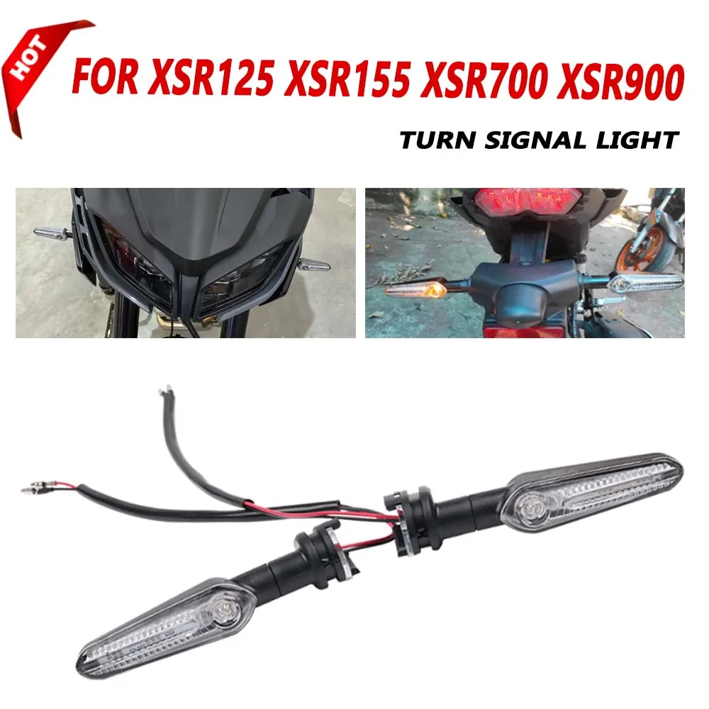 

For YAMAHA XSR125 XSR155 XSR700 XSR900 XSR 900 700 155 2023 2024 Front Rear LED Turn Signal Indicator Directional Flasher Lamps