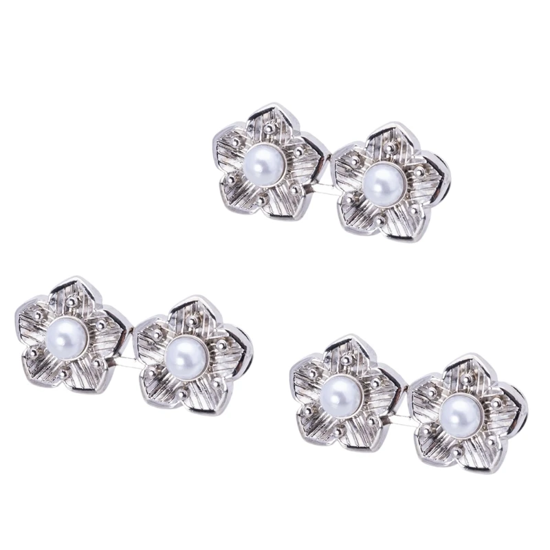 652f Ensemble 3 perles décoratives taille fleur