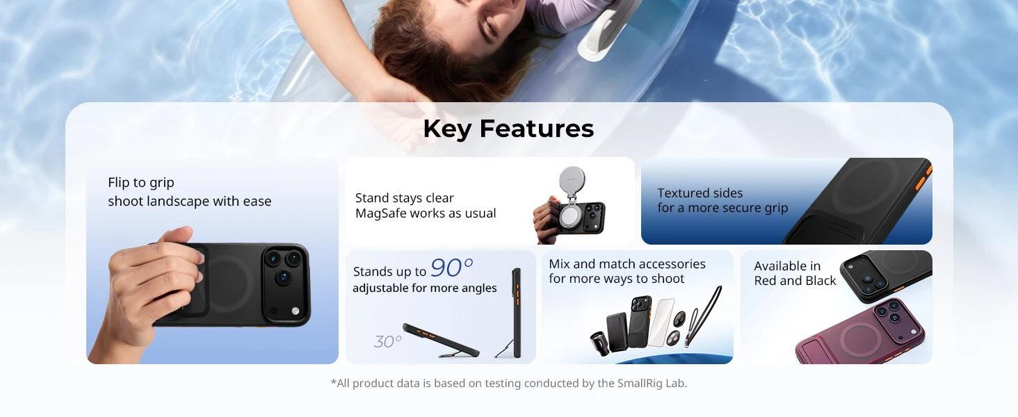 SmallRig 18 Pro / Pro Max FlipLoop Hülle für iPhone 18 Pro / Pro Max Smartphone-Fotografiehülle für iPhone 17 Pro / Pro Max 6588 – Detail 2