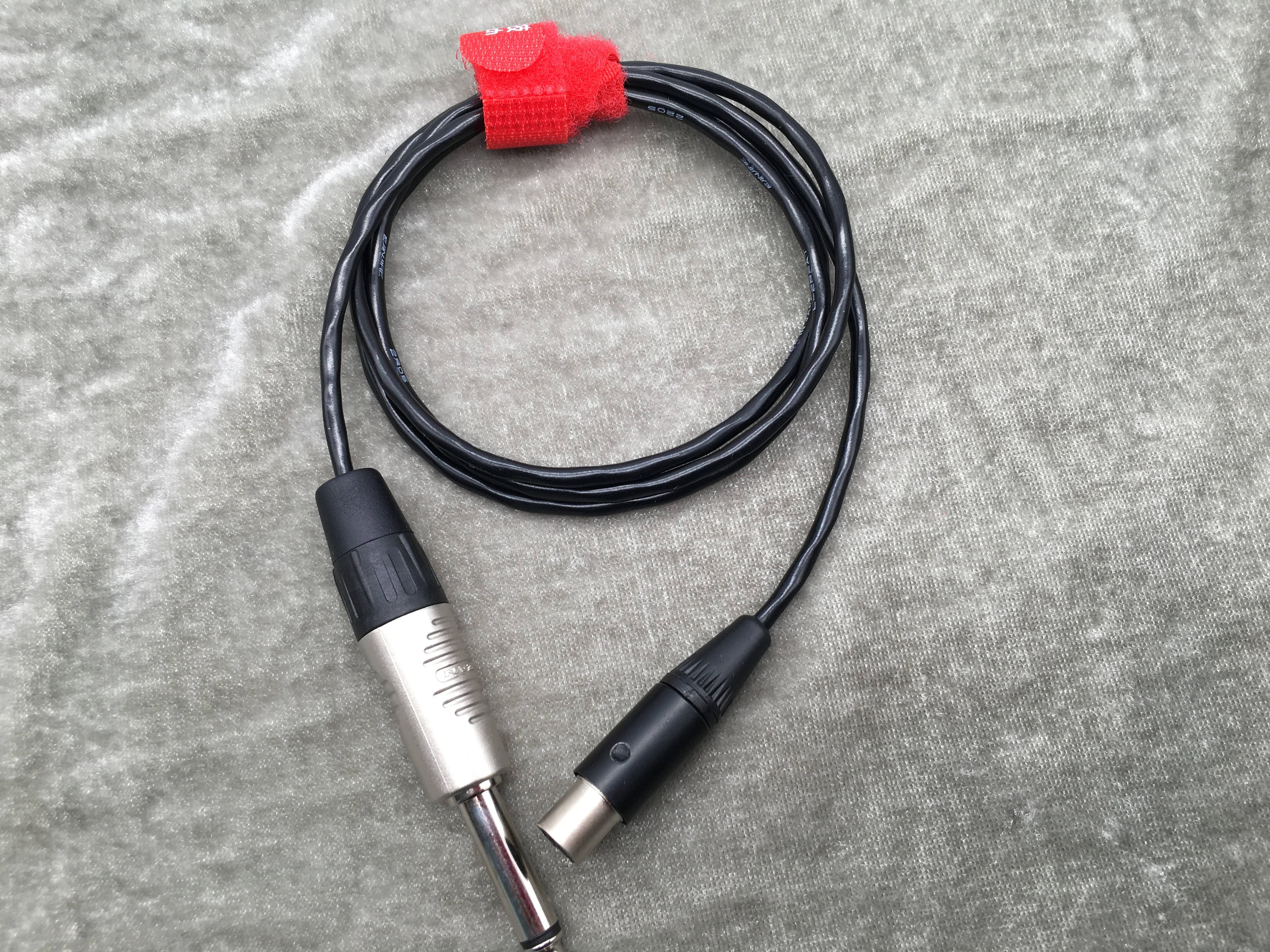 SHURE guitar CABLE with SWISS REAN 2 pole 1/4