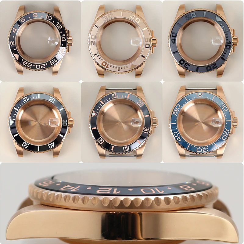 

20ATM Dive 40mm Ceramic Insert Watch Case For Seiko NH35 NH36 NH38 NH34 ETA 2824 Miyota 8215 Movement Sapphire Glass 120 clicks