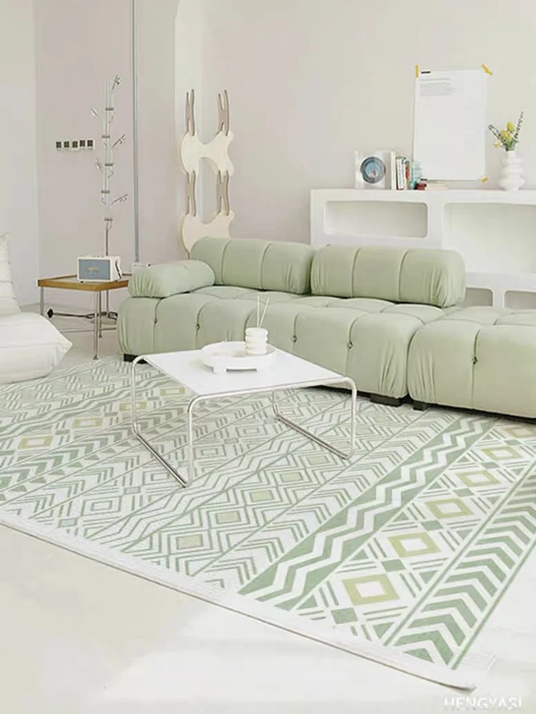 

Fresh Girl Wind Living Room Crystal Velvet Carpet Large Area Home Cushion Sofa Coffee Table Blanket Full Spread Bedroom Bed Mat