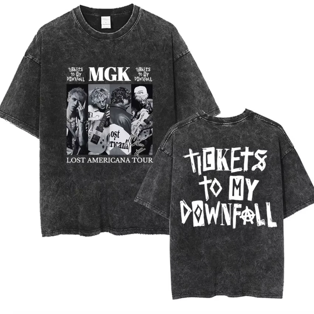 Machine Gun Kelly MGK Lost Americana Tour 2026 Vintage Washed T