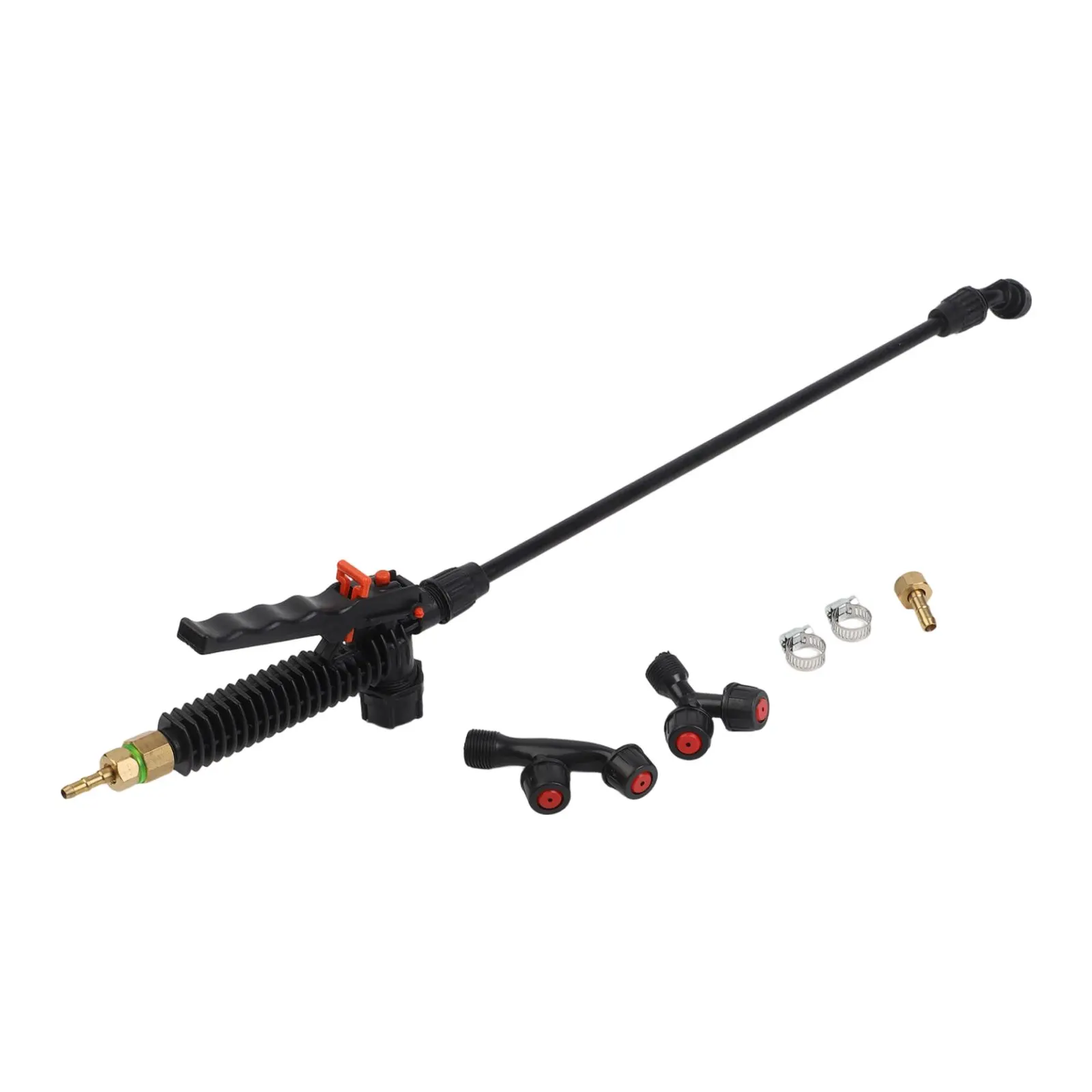 Ergonomic Locking Handle Sprayer Wand 3 Nozzle Types Included Acid Resistant Design Acid Resistant Sprayer Wand