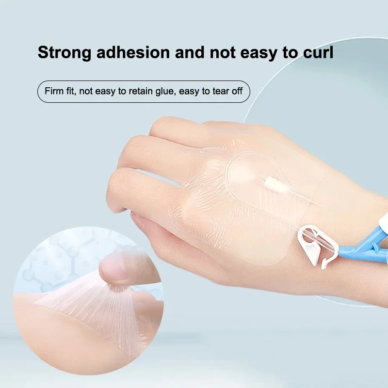 1/5 قطعة الطبية مقاوم للماء تضميد الجروح بولي Film فيلم تنفس العقيمة قنية ضخ التعريفي إبرة تثبيت ملصق