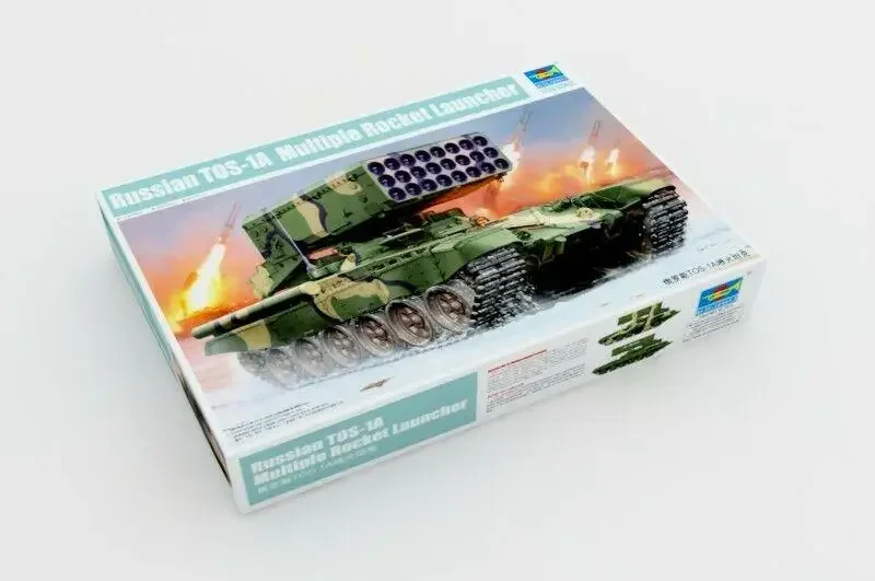 Trumpeter model 05582 1/35 RUSSIAN TOS-1A MULTIPLE ROCKET LAUNCHER Assemble Plastic Model Kit