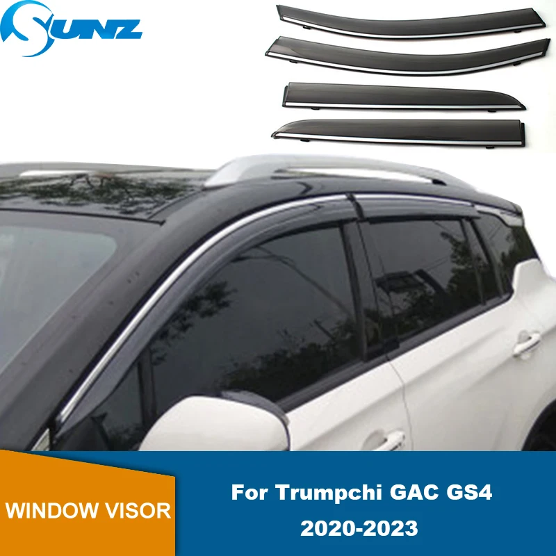 

Rain Deflector For Trumpchi GAC GS4 2020 2021 2022 2023 Weathershield Car Window Visor Awning Sun Rain Deflector Shelter Guard