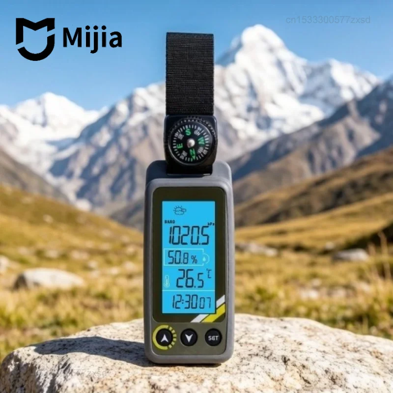 Mijia Digital Hygrometer Thermometer Portable Multi-functional LCD Weather Station Sensor for Waterproof Outdoor Humidity Meter