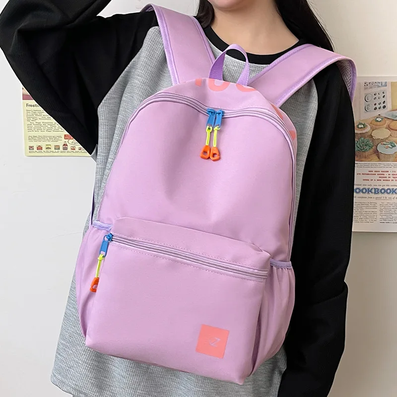 student ins trendy,  casual, simple, large capacity backpack, junior high school student, high school student, travel backpack