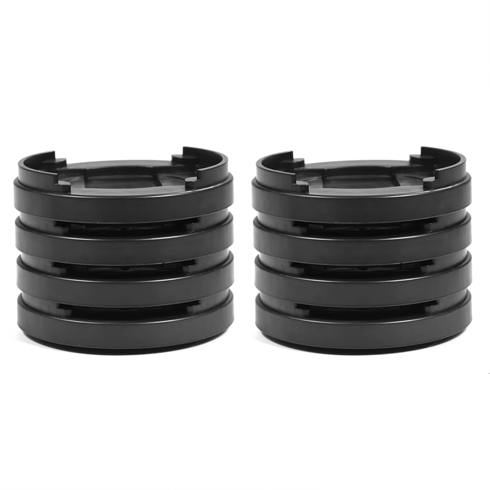 8pcs set Plastic MultiSlot Furniture Leg Skid Resistance Pad NonSlip Bed Stopper Foot Mat for Table Desk Sofa Chairs
