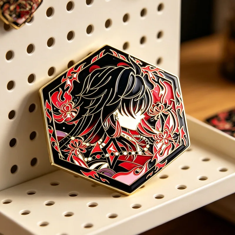 Honkai:Star Rail Blade Cipher Ashveil Sunday Phainon Desk Stand Badge Metal Badges Button Brooch Pins Cosplay Gifts accessories