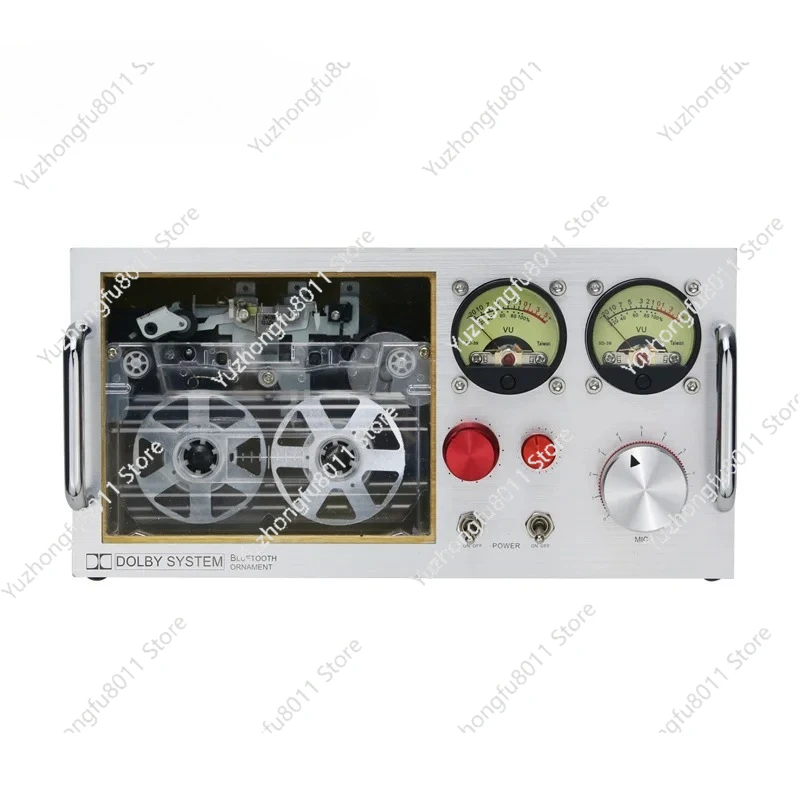 RGB Desktop Decoration Retro Polar Atmosphere Light Audio UV Level Meter Rotatable Disk Transparent Version/Frosted Version