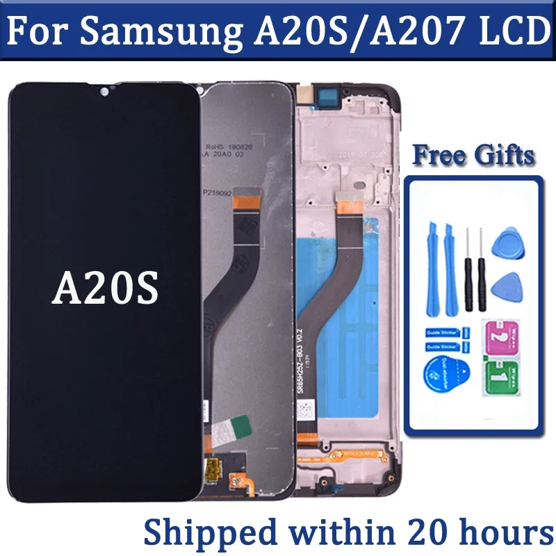 6.5\'\' Display For Samsung  A20s A207 LCD Touch Screen Digitizer For Samsung A207F/DS A207FN A207U A207W A207G/DS