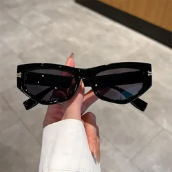 KAMMPT Vintage Cat Eye Sunglasses Men Women New in Fashion Irregular Gradient Eyewear Shades Luxury Brand Designer Sun Glasses