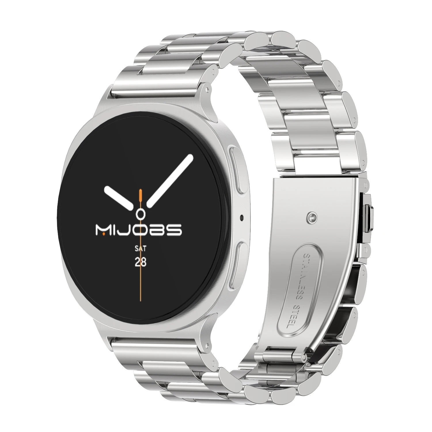 Strap for Samsung Watch 8 Watchband for Samsung Smart Watch 8 Business Style Wrist Band for Samsung Watch 8 Metal Strap