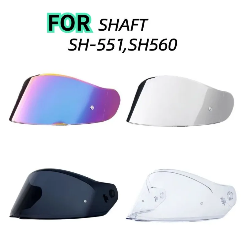 FOR SHAFT SH-551 SH-560 Tank T127 T129 TORC Helmet Lens, Daytime Sun Protection Night Vision  High-definition Helmet Lens