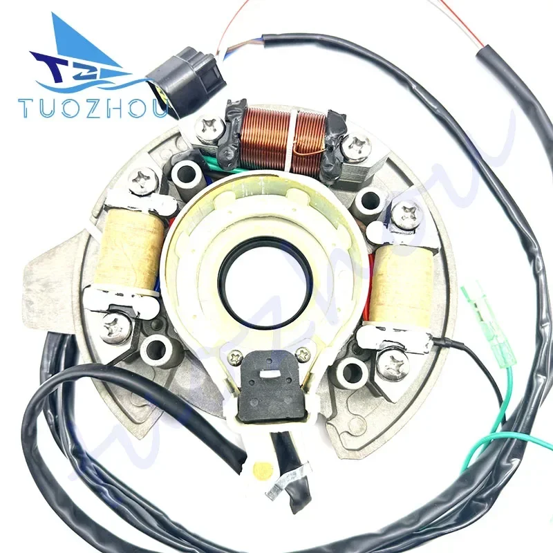 66T-85560-00 Topteng Magneto Generator Engine Stator Assembly Fit For Yamaha 40HP 40X E40X 1998-2017 66T-85560-00-00 66T-85560