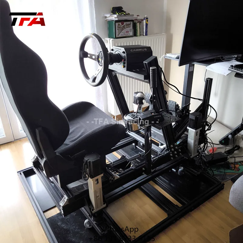 

Cheap 40120 Sim Racing Cockpit Aluminum Sim Racing Rig Aluminium Car Simulator Rig Flight Simulator 4dof Racing Simulator 6dof