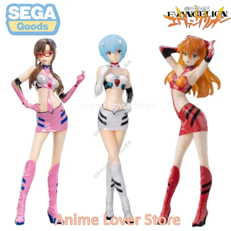 In Stock Original SeGa EVANGELION Anime Figure Luminasta PIT WALK Ayanami Rei Asuka Makinami Mari Illust Action Figure Toys