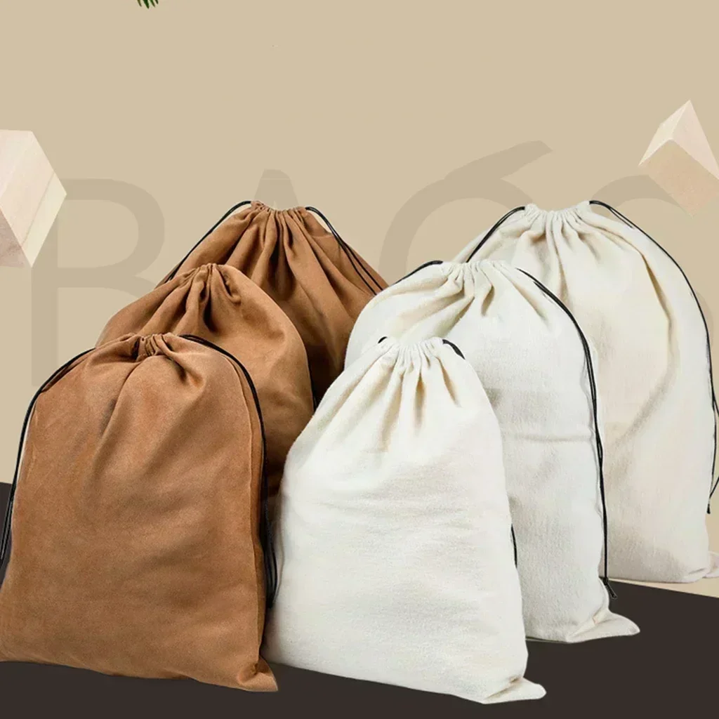 SR9 Large Dust Cover Bag Travel Drawstring Tote Storage  Organizer  Breathable for Handbag Clothes