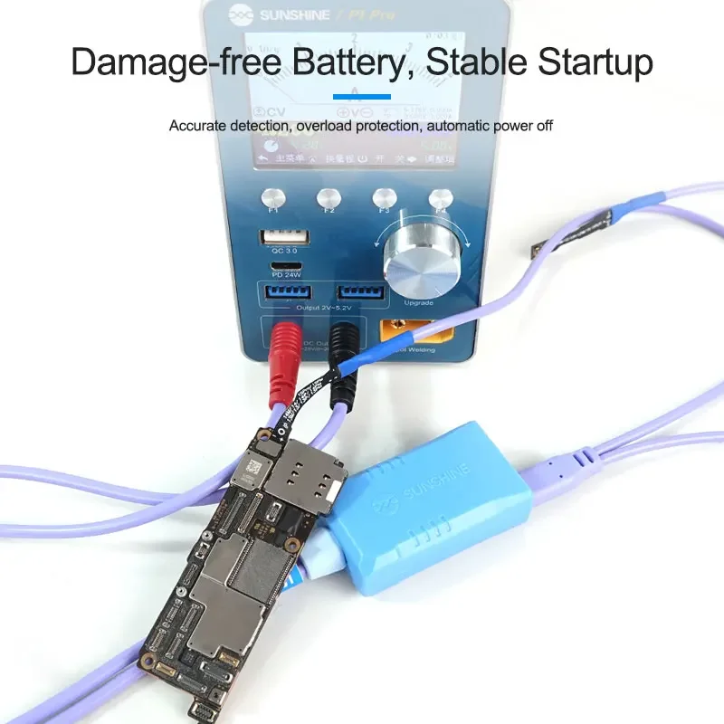 SUNSHINE-Cable de alimentación para reparación IP, fuente de alimentación especial para IP 7G-15PM, diseño de expansión sostenible, sin dañar la batería, SS-908E