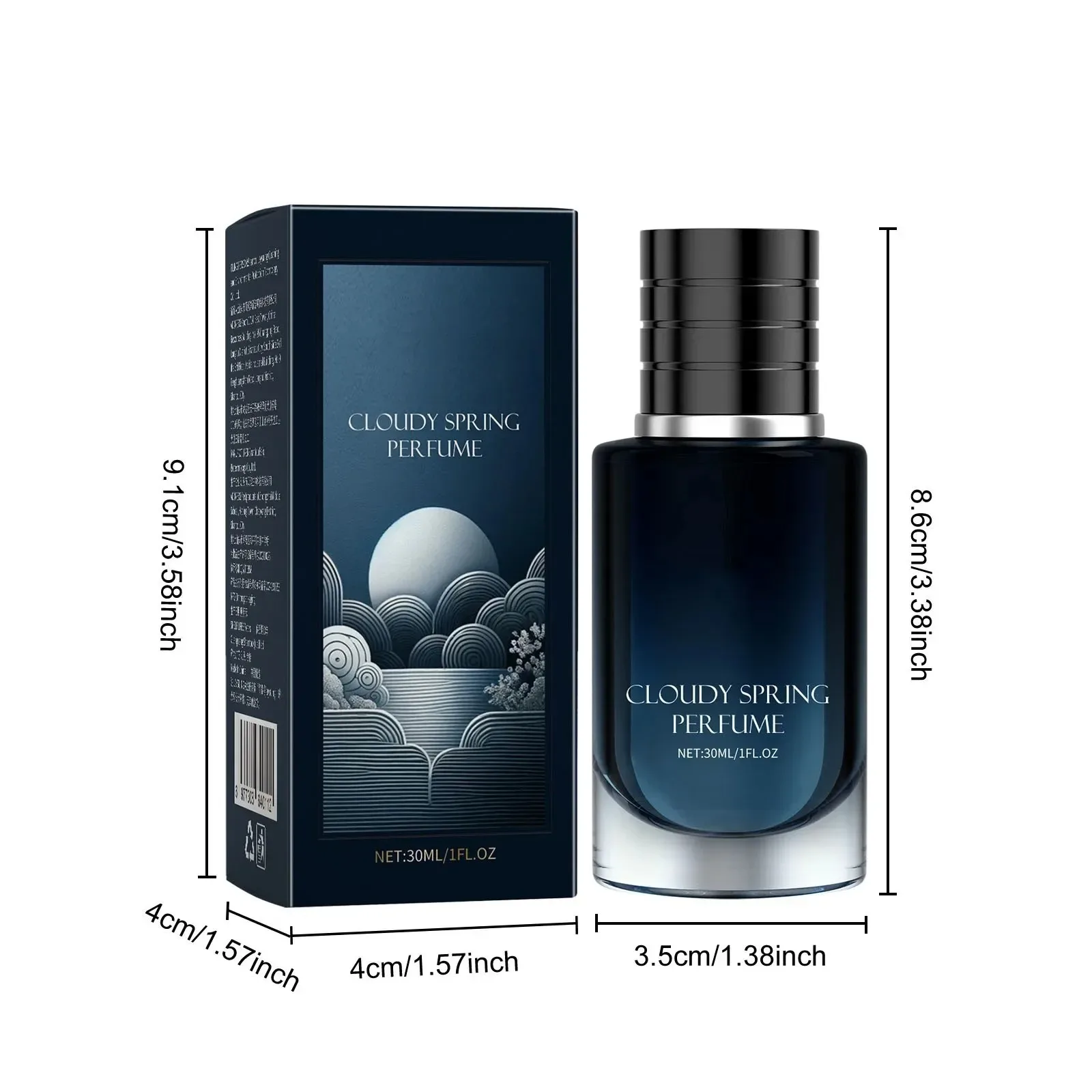 عطر رجالي 30 مل للمواعدة التجارية طبيعي وطازج، مفتاح منخفض وخفيف، عطر Fra-Grance طويل الأمد للرجال