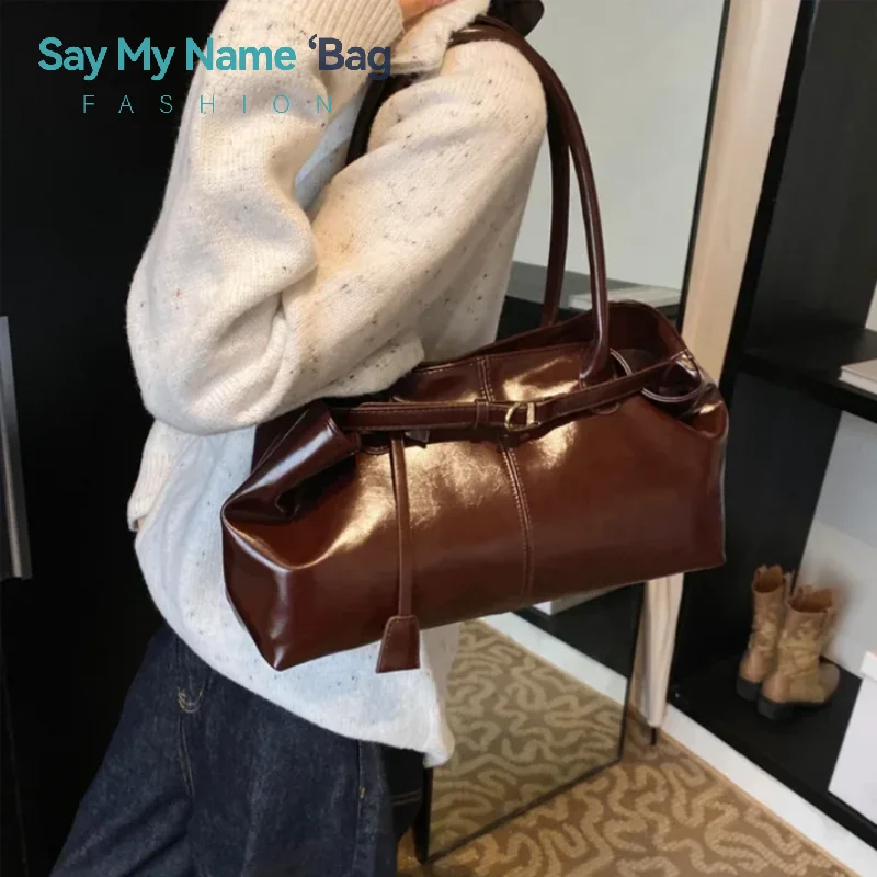 

Large Capacity Top Handle Bag Hobo Handbag Fashion Shoulder Bag 2025 New PU Leather Tote Bag for Women Work Shopping Travel ﻿