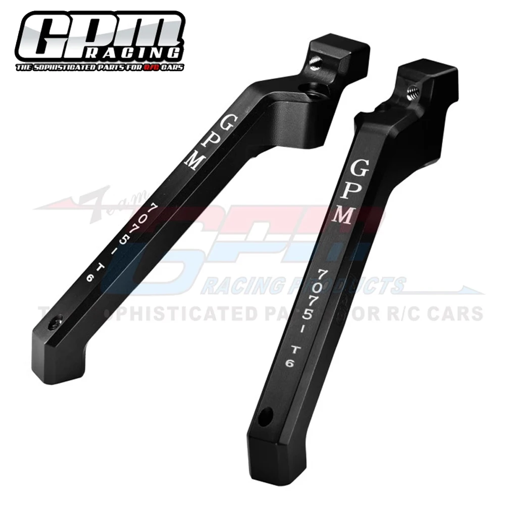 GPM for Traxxas 1/8 Sledge 4WD Monster Truck 95076-4 RC Cars Metal 7075 Alloy Rear Chassis Braces Rear Shock Tower Support 9521