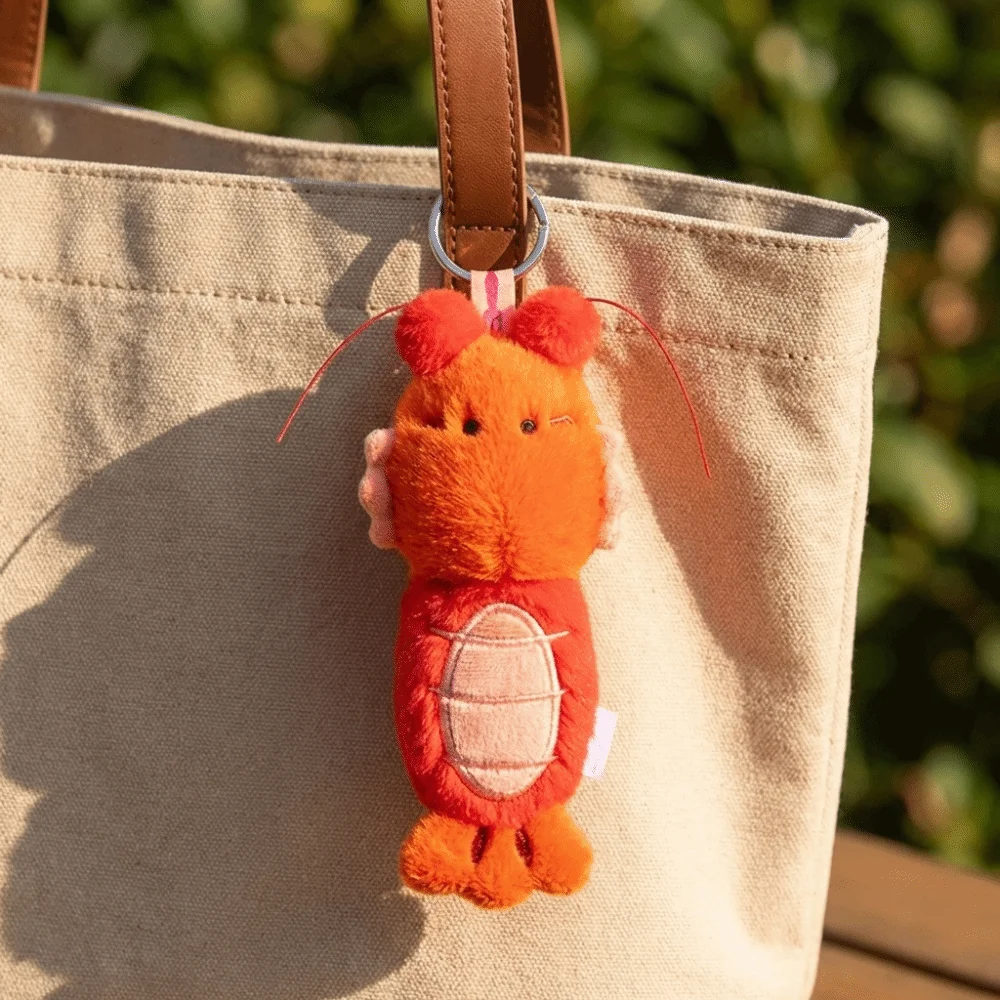Trendy Miniature Snack Keychain Soft Cute Food Pendant Cartoon Animal-shaped Bag Delicate Decoration Girl