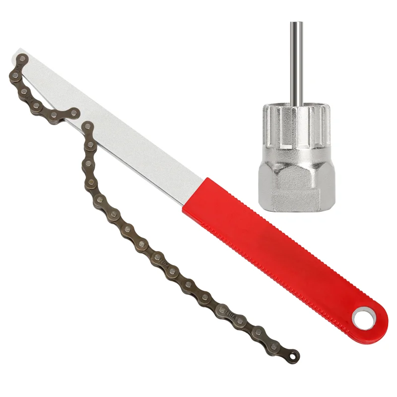 AliExpress cycle zone Bicycle Cassette Flywheel Remover Sprocket Extractor Bike Cassette Lockring Wrench Chain Whip Repair Tools Cycling Accessories